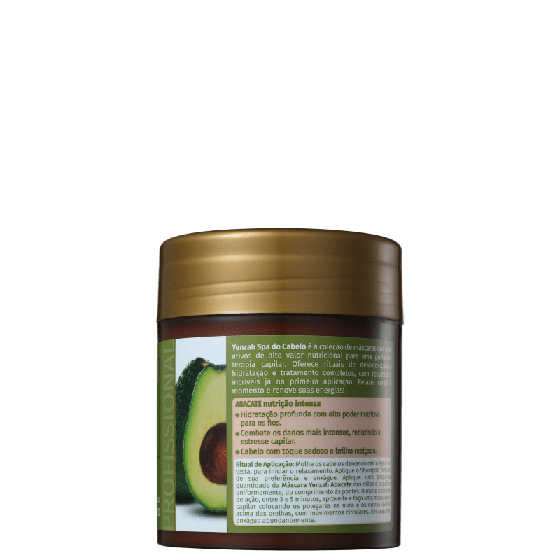 Yenzah SPA dos Cabelos Abacate - Máscara Capilar 480g