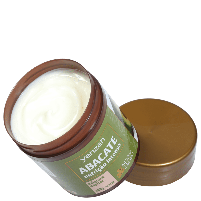 Yenzah SPA dos Cabelos Abacate - Máscara Capilar 480g