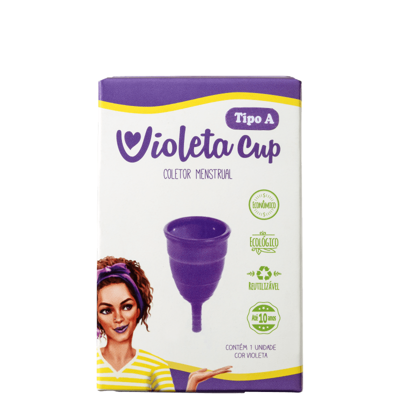 Violeta Cup Violeta Tipo A (+30 anos ou com filhos) - Coletor Menstrual