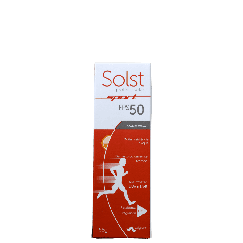 Solst Sport FPS 50 PPD 17,8 - Protetor Solar Facial 55g