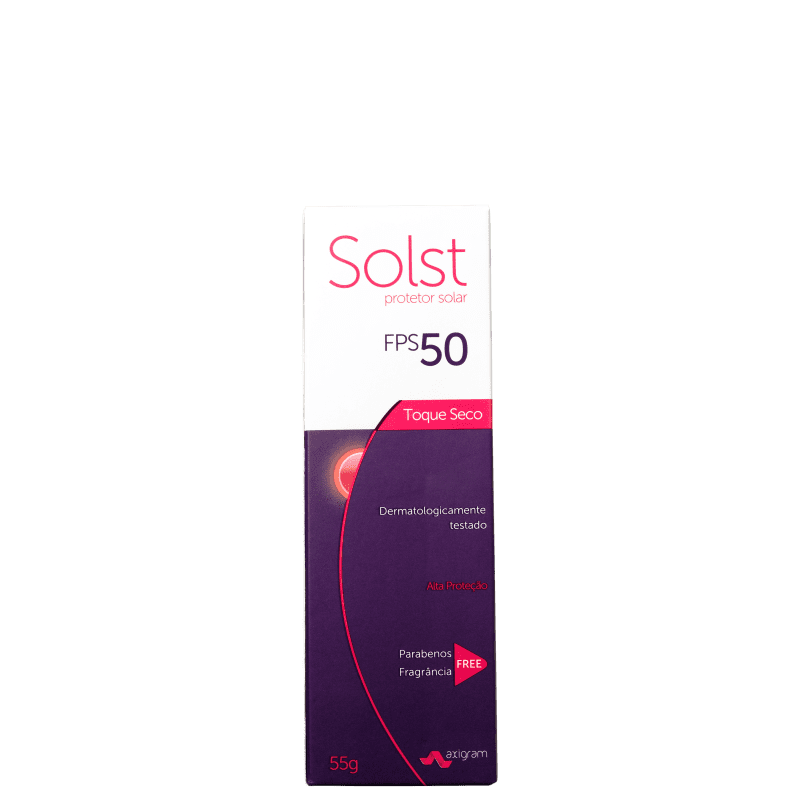 Solst Toque Seco Incolor FPS 50 PPD 16,89 - Protetor Solar Facial 55g