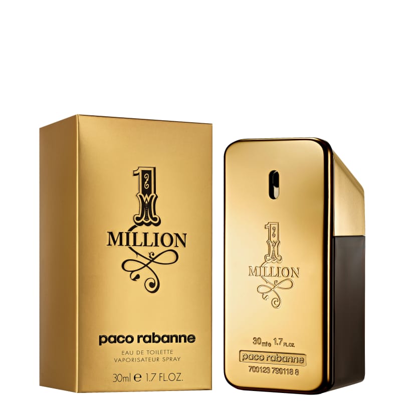 1 Million Paco Rabanne Eau de Toilette - Perfume Masculino 30ml