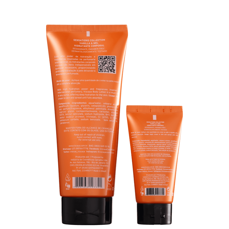 Kit Vizcaya Sensations Vanilla &, Mel (2 Produtos)