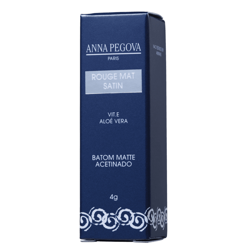 Anna Pegova Rouge Mat Éclat - Batom Matte 4g