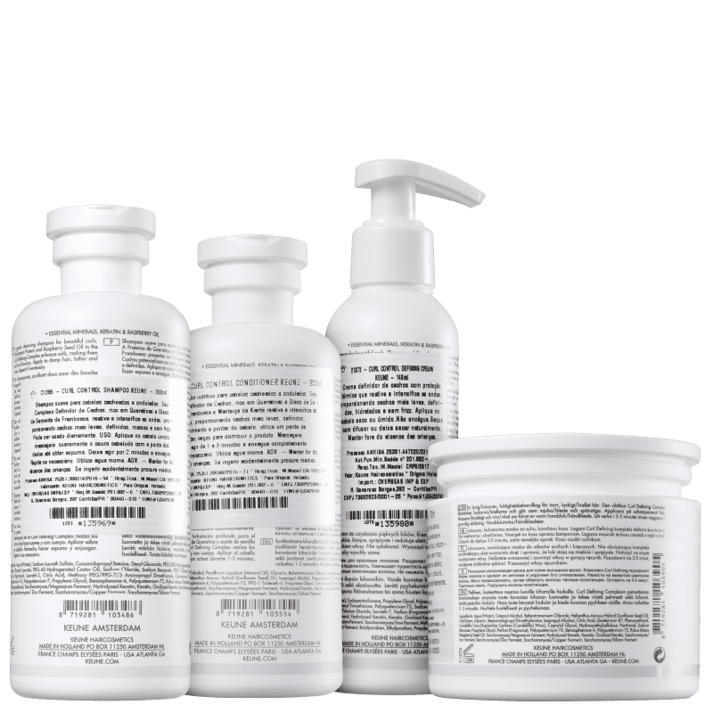 Kit Keune Care Curl Control Definição Total (4 Produtos)