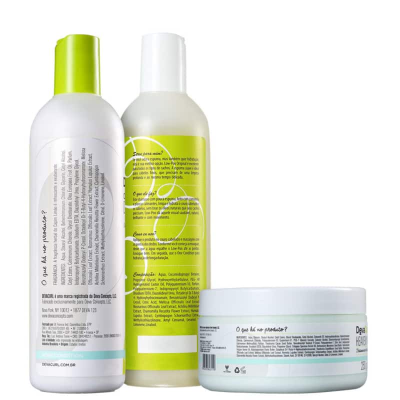 Kit Deva Curl Curl Heaven (3 Produtos)