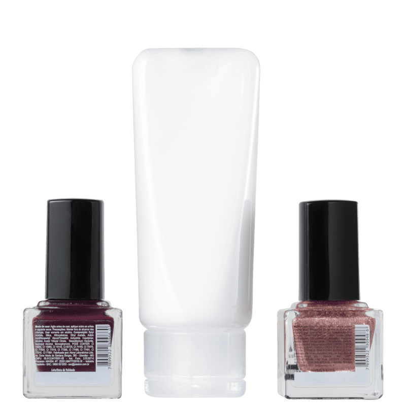 Kit Forum Purple, Glam e Classic Jeans de Esmaltes (3 produtos)
