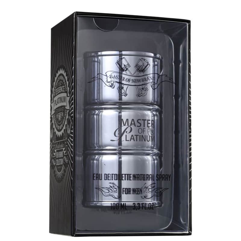 Master Essence Platinum New Brand Eau de Toilette - Perfume Masculino 100ml