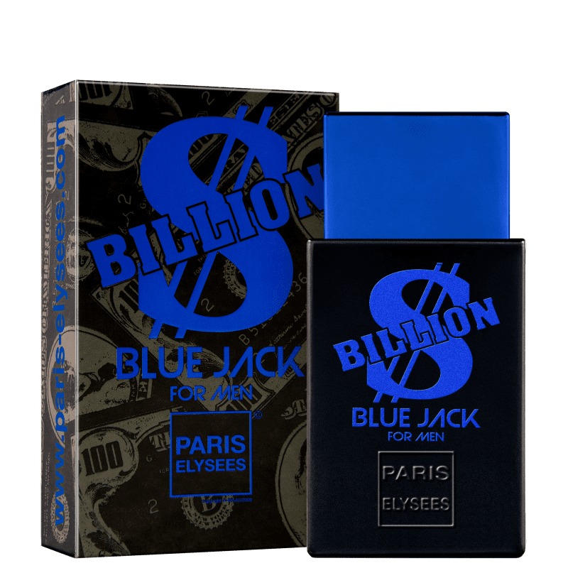 Billion Blue Jack Paris Elysees Eau de Toilette - Perfume Masculino 100ml