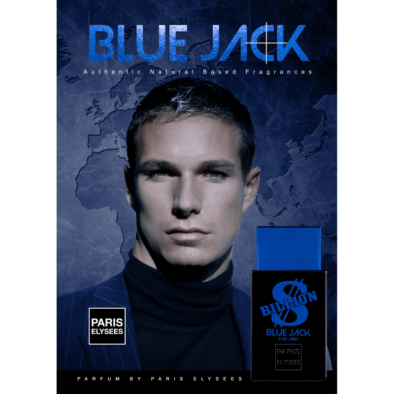 Billion Blue Jack Paris Elysees Eau de Toilette - Perfume Masculino 100ml