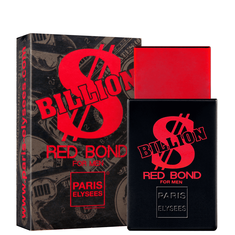 Billion Red Bond Paris Elysees Eau de Toilette - Perfume Masculino 100ml