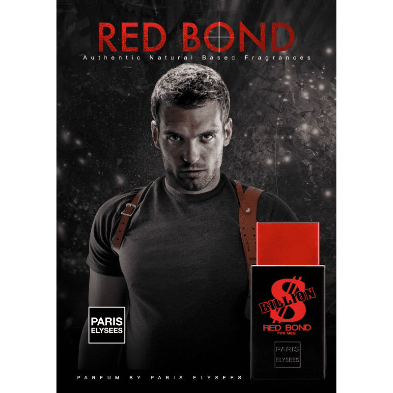 Billion Red Bond Paris Elysees Eau de Toilette - Perfume Masculino 100ml