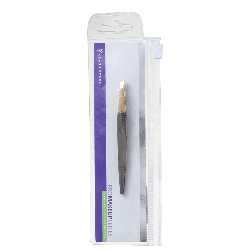 Klass Vough Profissional Ponta Dourada TW048HQH - Pinça Chanfrada
