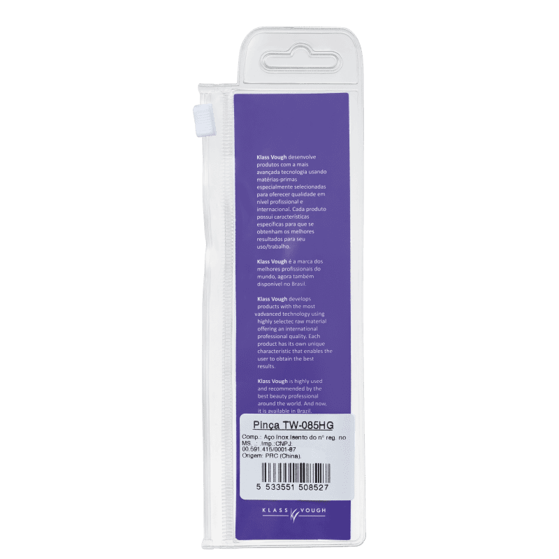 Klass Vough Profissional Ponta Dourada TW085HG - Pinça