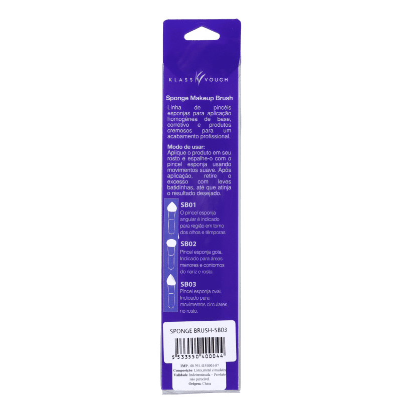 Klass Vough Sponge Brush Angular - Pincel para Corretivo