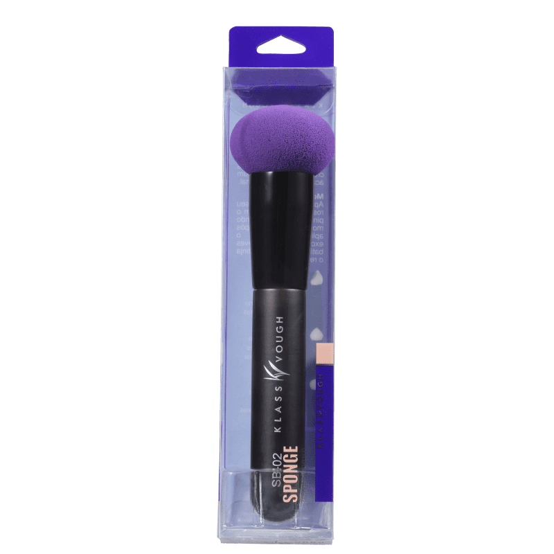 Klass Vough Sponge Brush Oval Preto - Pincel para Base