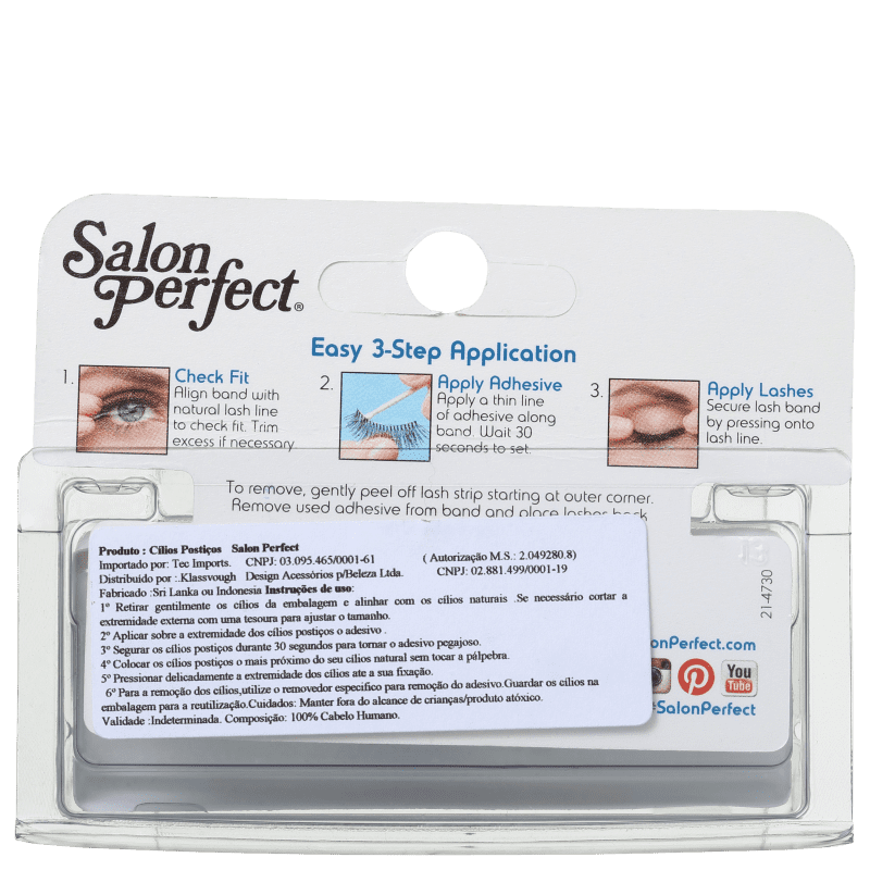 Salon Perfect Perfectly Natural 110 - Cílios Postiços