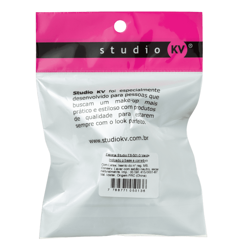 Studio KV Gota Verde - Esponja para Maquiagem