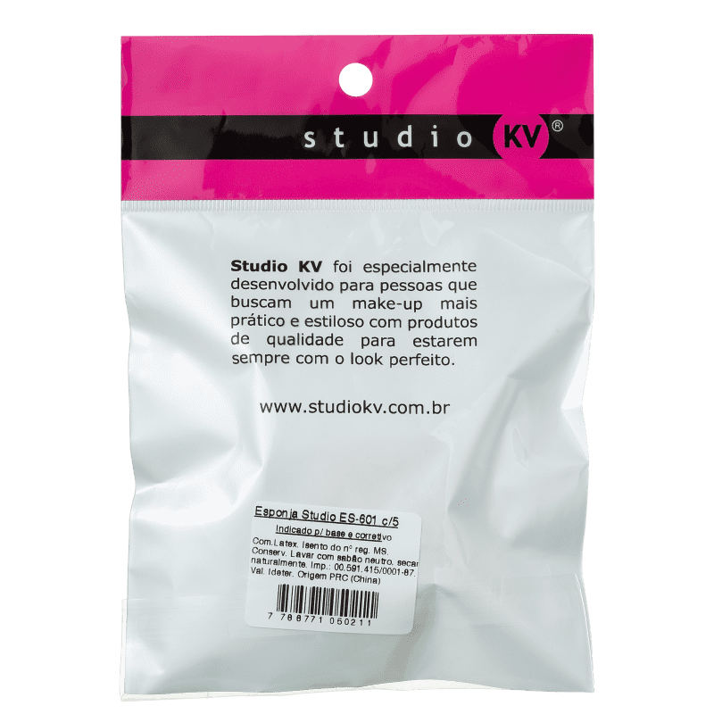 Kit de Esponjas Studio KV Mini Gota 5un