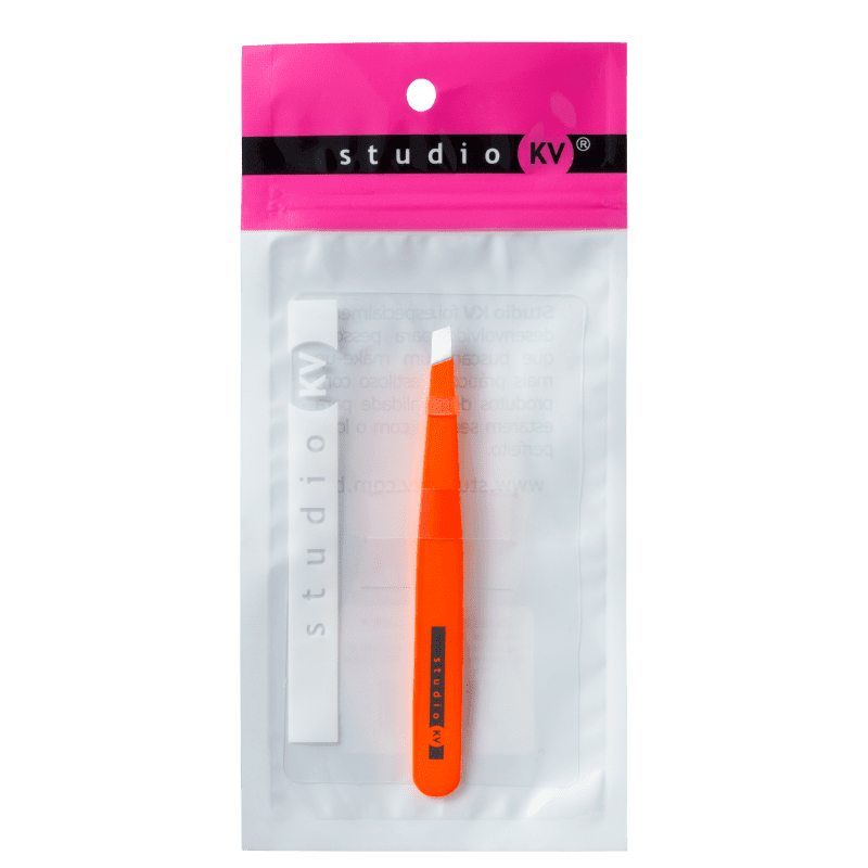 Studio KV TW-171-5 Laranja - Pinça Chanfrada