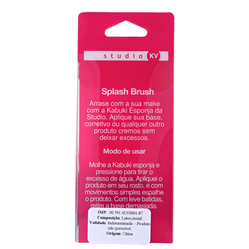 Studio KV Splash Brush - Esponja para Maquiagem