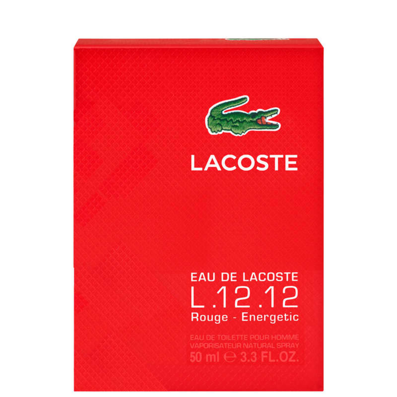 L.12.12 Rouge Lacoste Eau de Toilette - Perfume Masculino 50ml