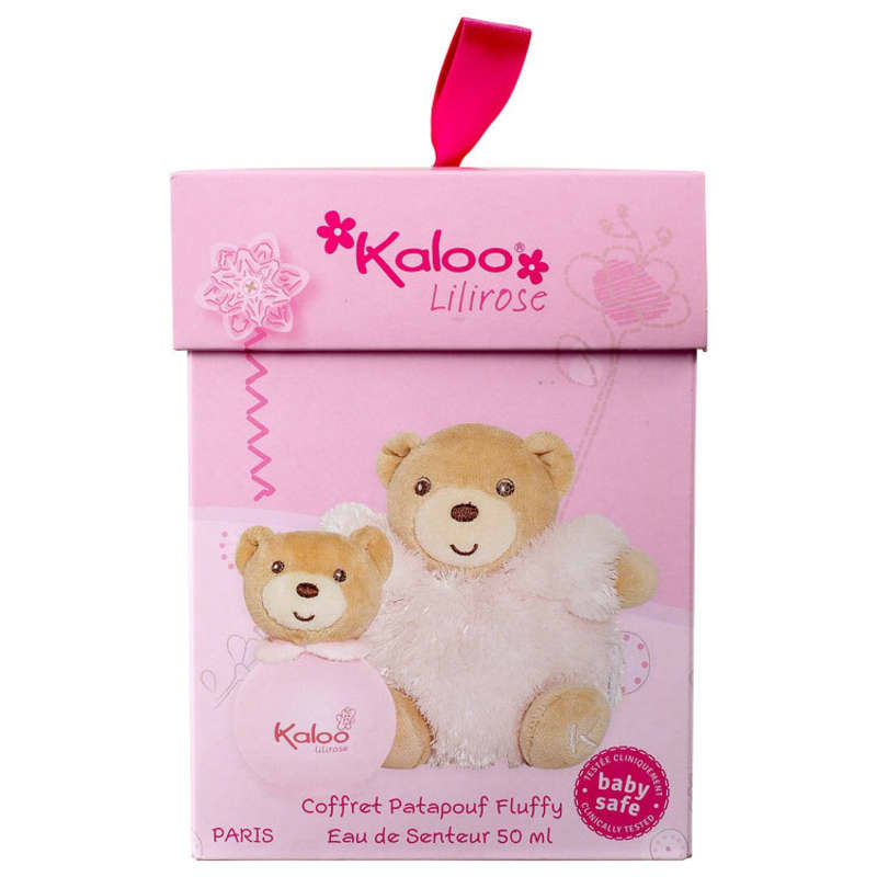 Conjunto Lilirose Kaloo Feminino - Água de Colônia 50ml + Ursinho de Pelúcia Rosa