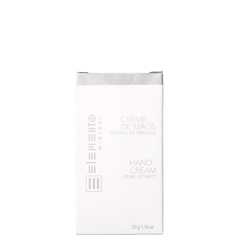 Elemento Mineral Extrato de Pérolas - Creme para Mãos 50g