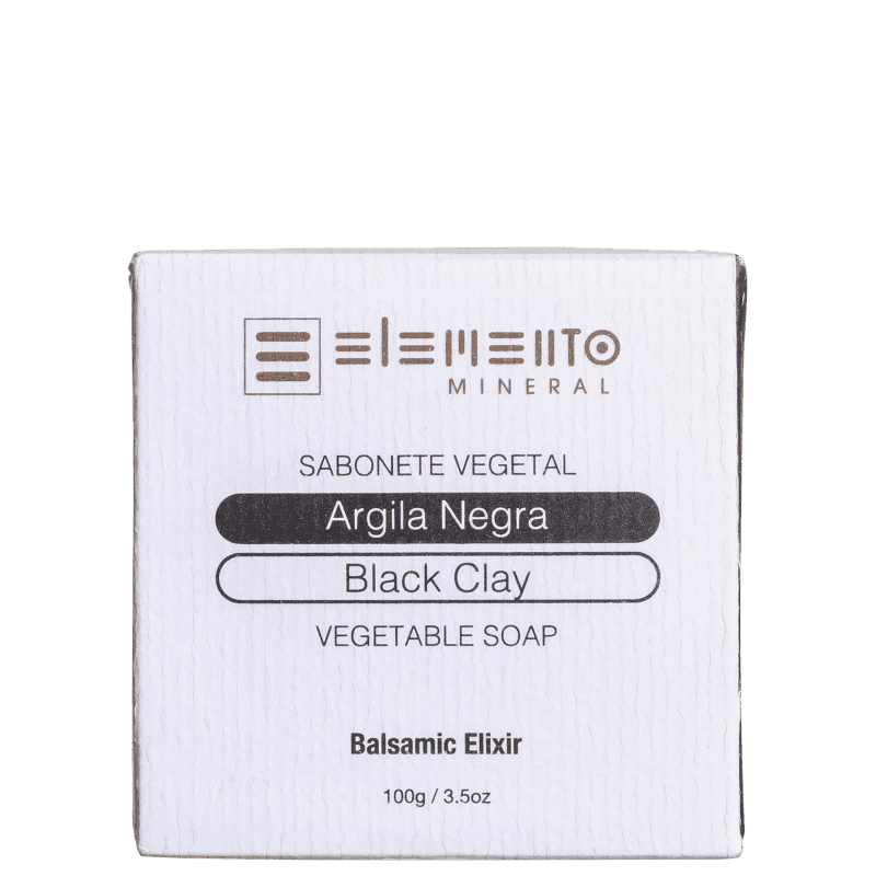 Elemento Mineral Argila Negra - Sabonete em Barra 100g