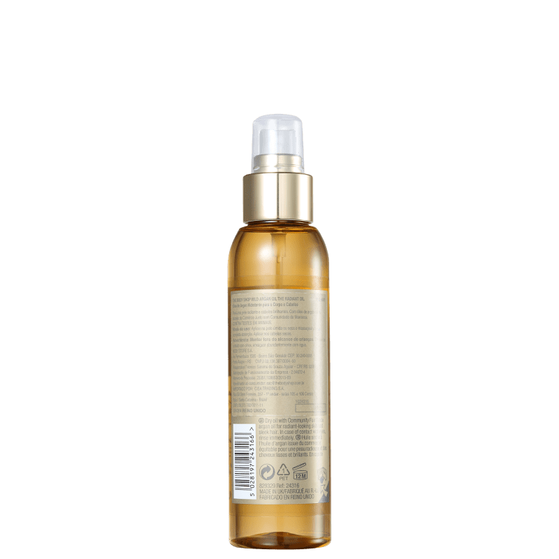 The Body Shop Wild Argan Oil - Óleo de Argan 125ml