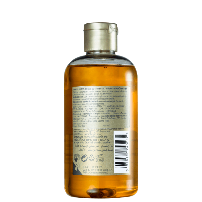 The Body Shop Wild Argan Oil - Gel de Banho 250ml