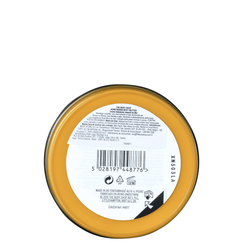 The Body Shop Honeymania - Manteiga Hidratante Corporal 200ml