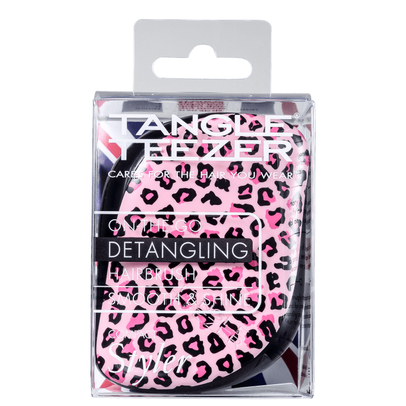 Tangle Teezer Compact Styler Leopard Pink - Escova de Cabelo