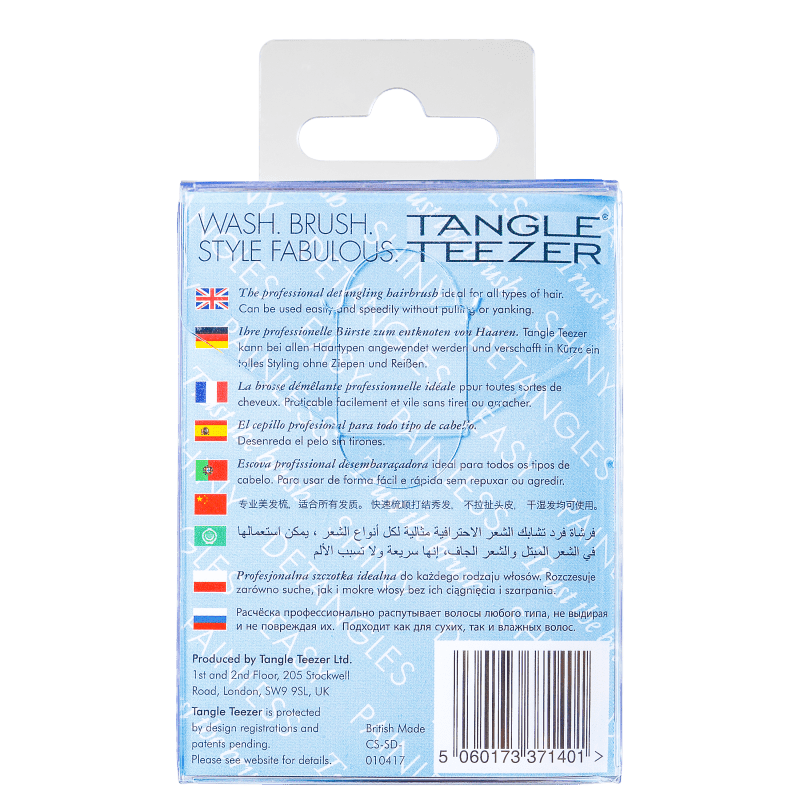 Tangle Teezer Compact Styler Flamingo Preta - Escova de Cabelo