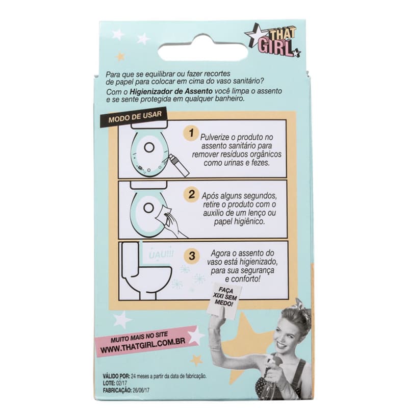 That Girl - Spray Higienizador de Assento 15ml