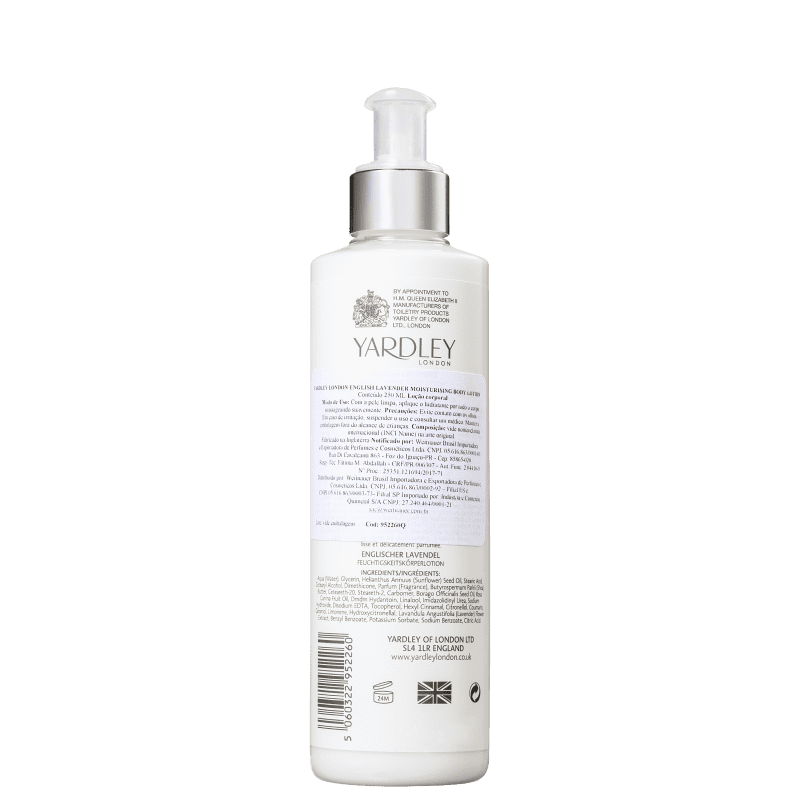 Yardley English Lavender - Loção Hidratante Corporal 250ml