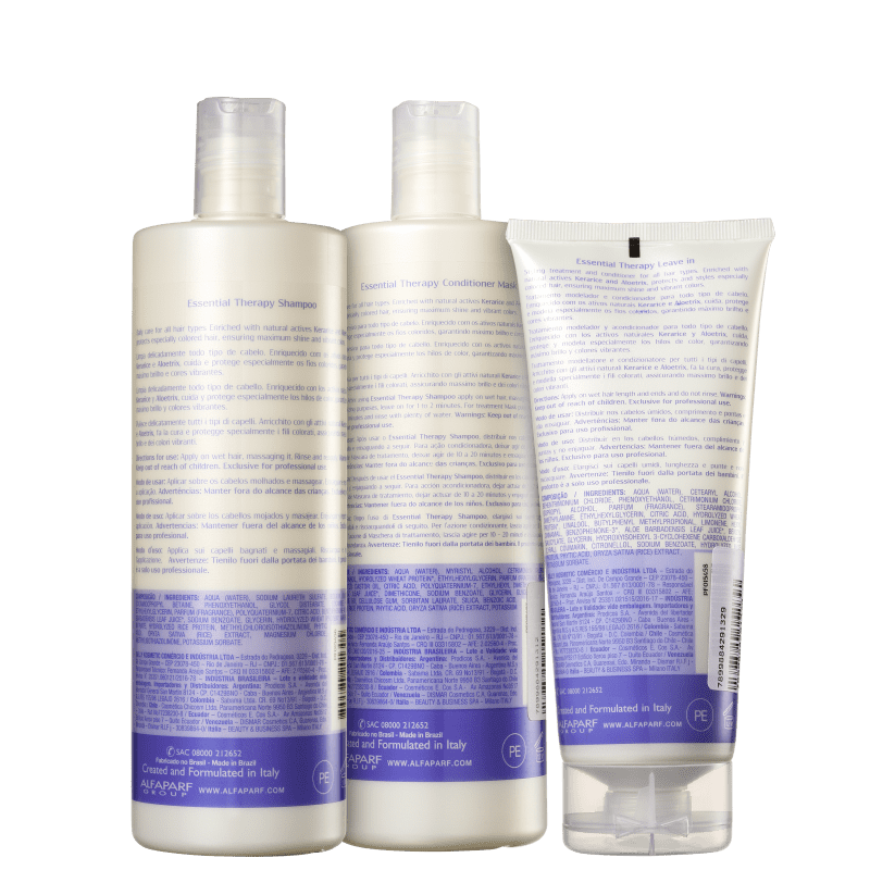 Kit Yellow Essential Therapy Tratamento Completo (3 Produtos)