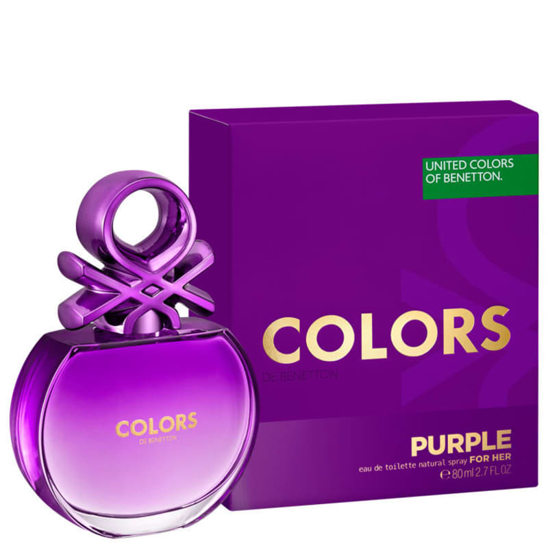 Colors Purple Benetton Eau de Toilette - Perfume Feminino 80ml