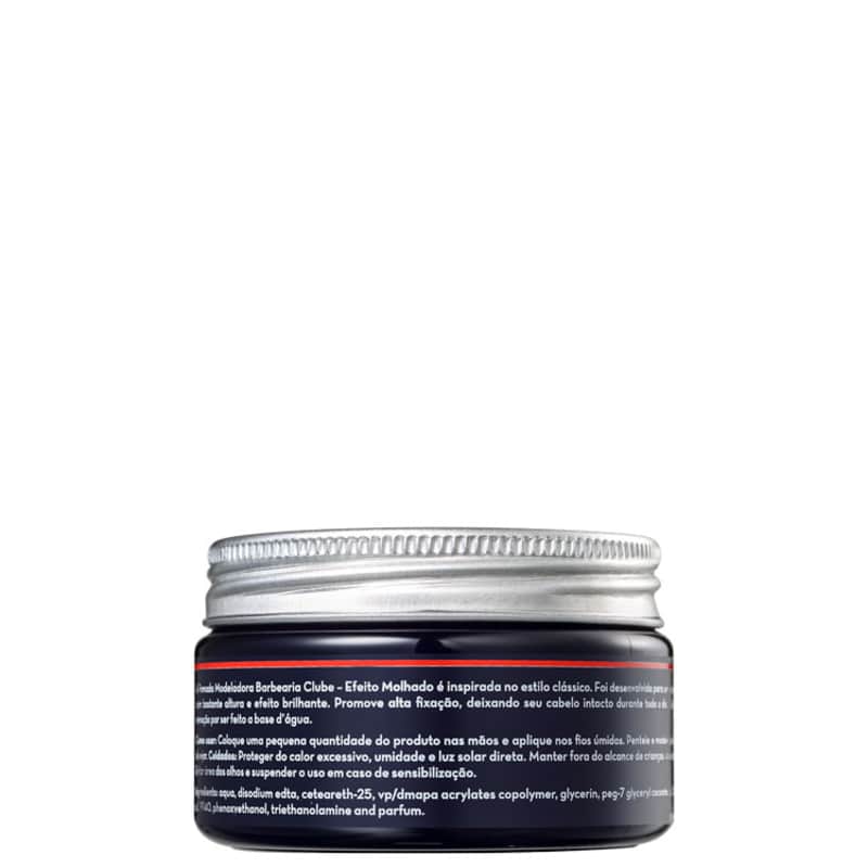 Barbearia Clube Efeito Molhado - Pomada Modeladora 80g