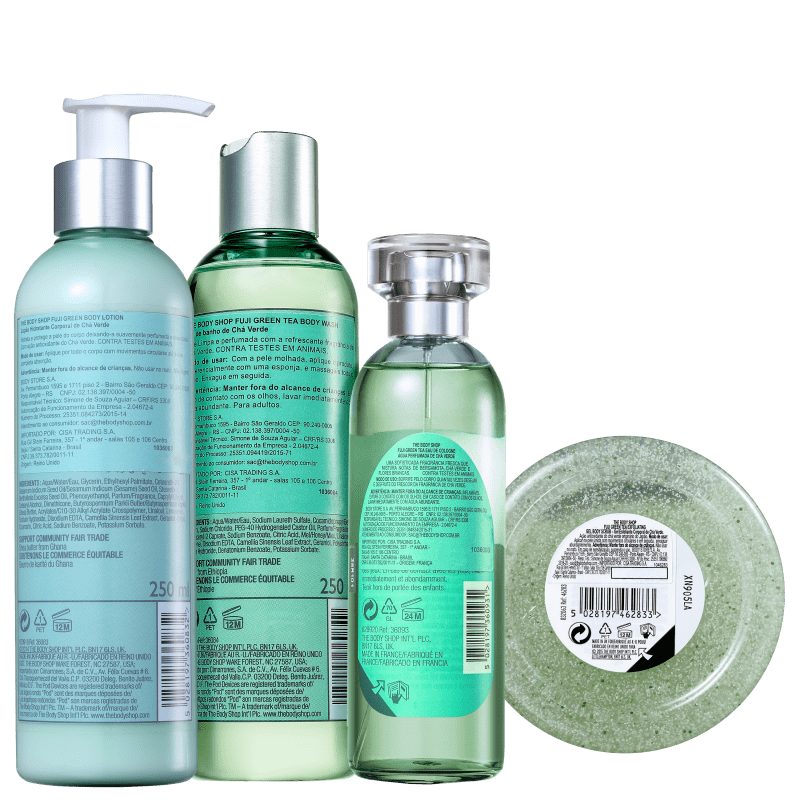 Kit The Body Shop Fuji Green Tea Hidratante (4 Produtos)