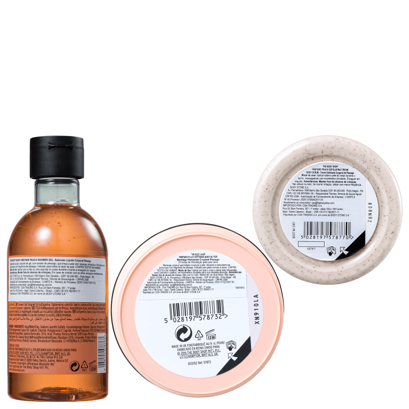 Kit The Body Shop Vineyard Peach (3 Produtos)