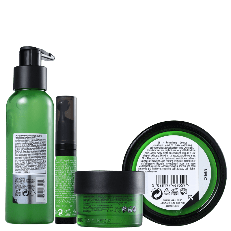 Kit The Body Shop Drops Of Youth de Hidratação (4 Produtos)
