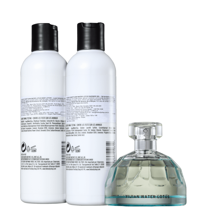 Kit The Body Shop Fijian Water Lotus (3 Produtos)