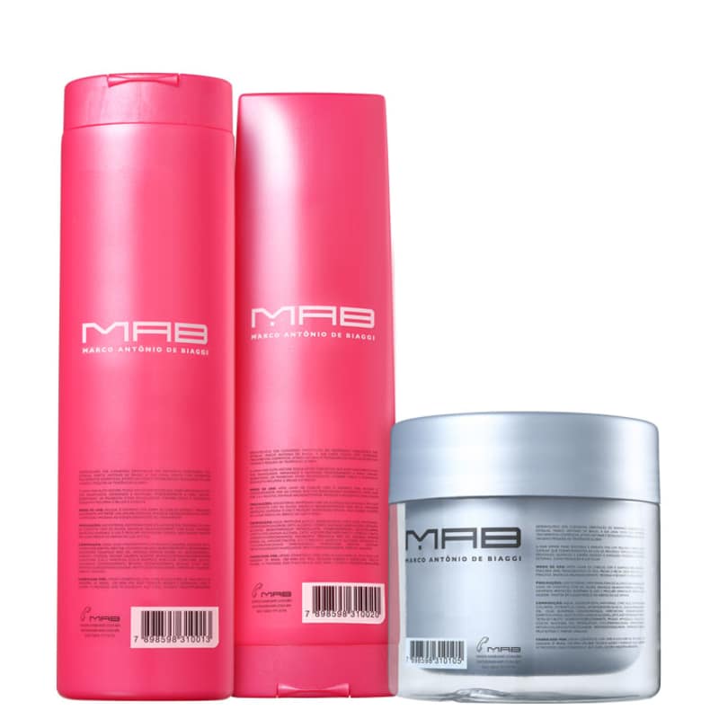 Kit MAB Marco Antônio de Biaggi Nutri Restore Fim dos Danos (3 Produtos)