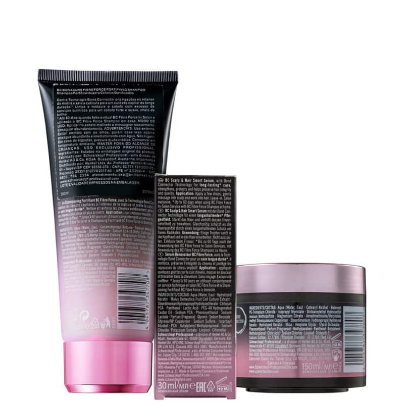 Kit Schwarzkopf Professional BC Bonacure Fibre Force Fortifying Reconstrução e Selagem (3 Produtos)