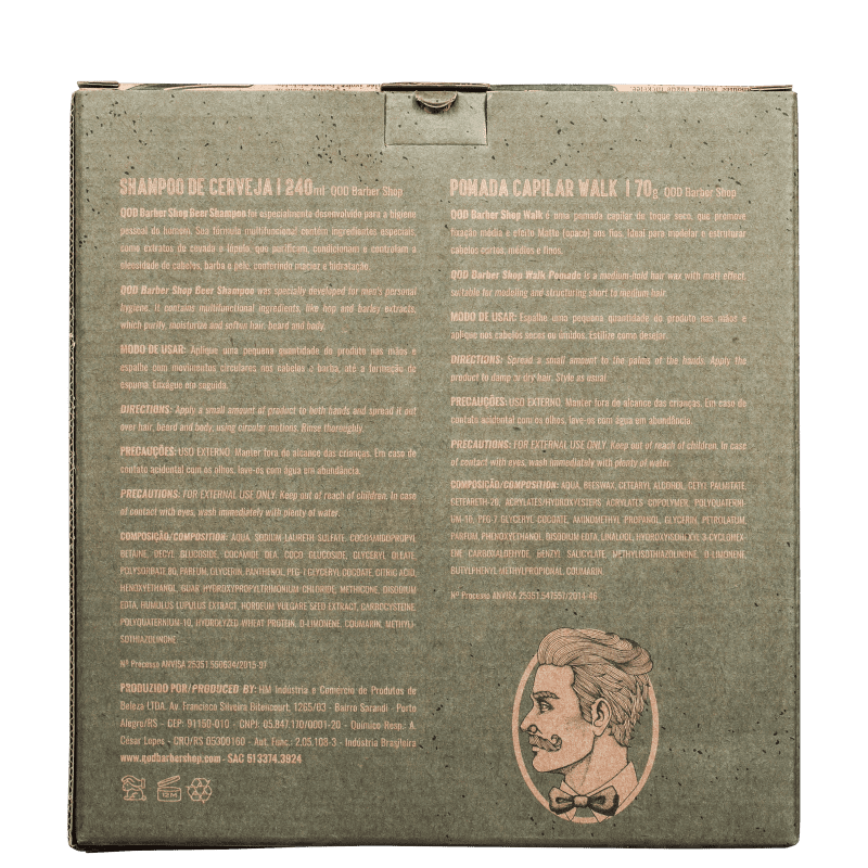 Kit QOD Barber Shop Walk (2 Produtos)