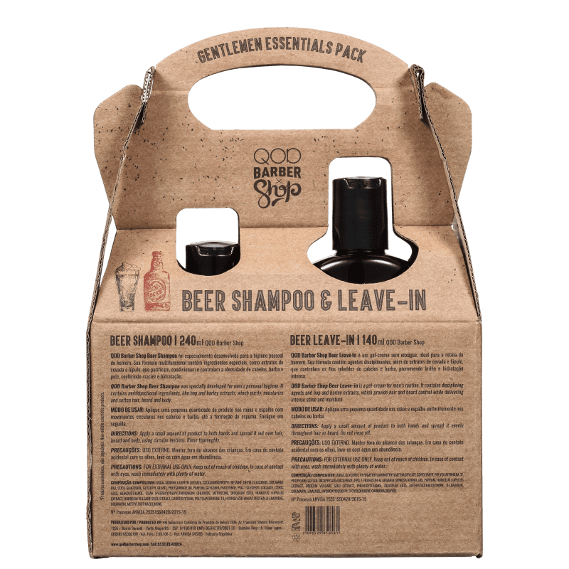 Kit QOD Barber Shop Gentlemen Essentials Pack (2 Produtos)