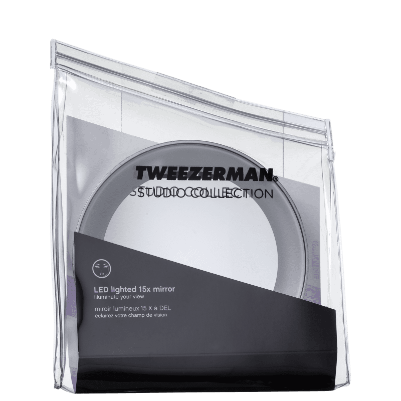 Tweezerman 15x com Luz - Espelho de Aumento