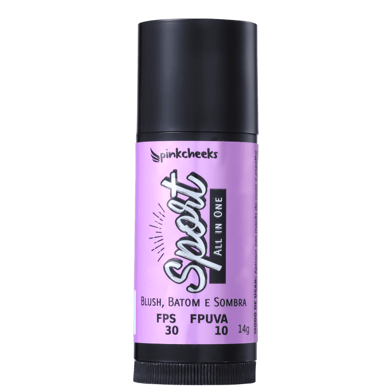 Pink Cheeks Sport Make Up All In One FPS30 Terracota - Bastão Multifuncional Luminoso 14g