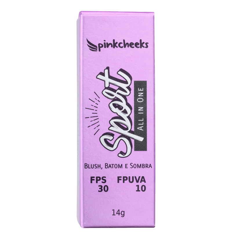 Pink Cheeks Sport Make Up All In One FPS30 Terracota - Bastão Multifuncional Luminoso 14g